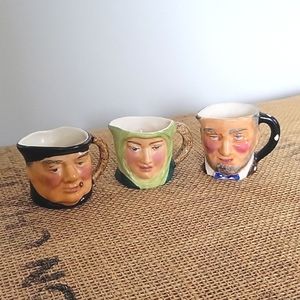 Highmount M.B.D. mini ceramic figurine pitcher heads
